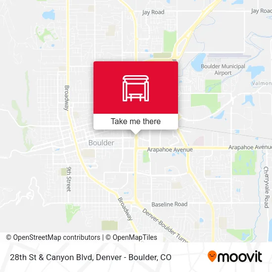 Mapa de 28th St & Canyon Blvd