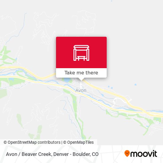 Avon / Beaver Creek map