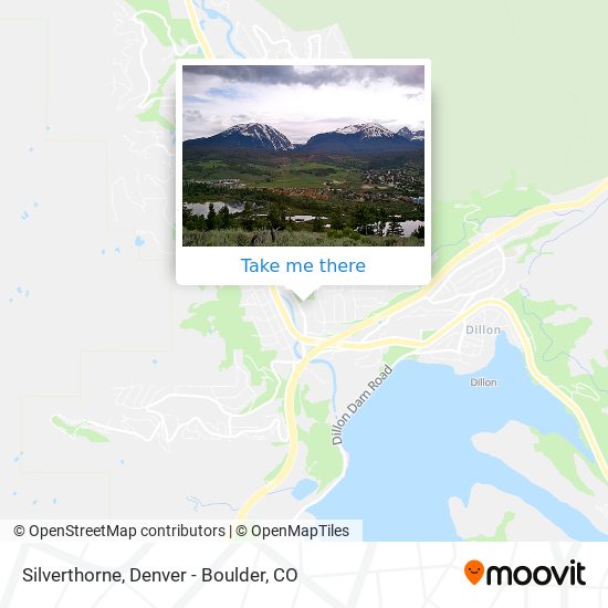 Mapa de Silverthorne