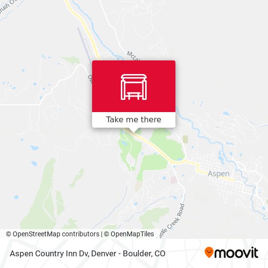 Aspen Country Inn Dv map