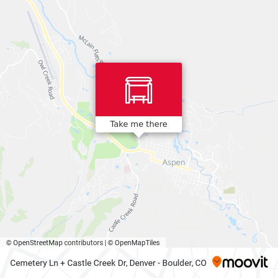 Cemetery Ln + Castle Creek Dr map