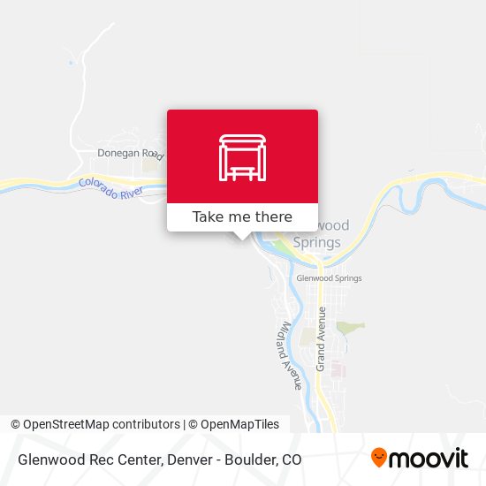 Glenwood Rec Center map