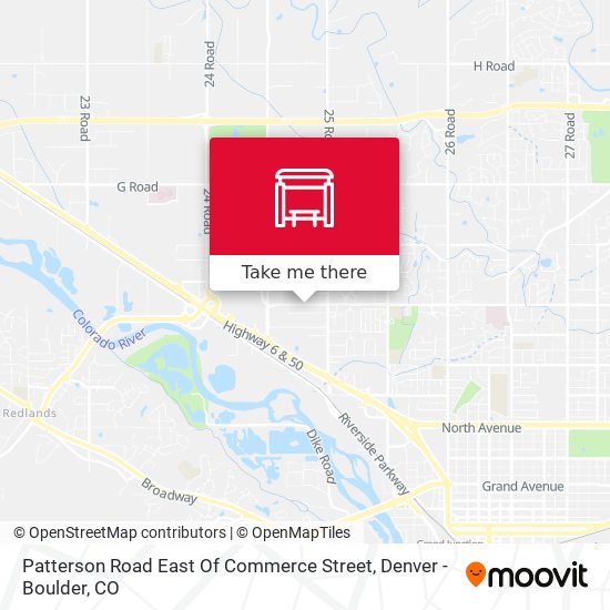 Patterson Road East Of Commerce Street map