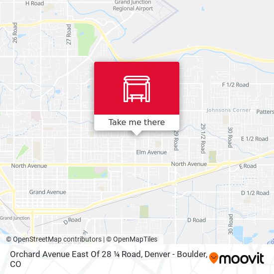 Orchard Avenue East Of 28 ¼ Road map