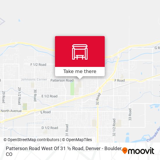 Patterson Road West Of 31 ½ Road map