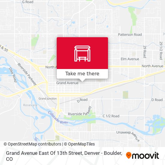 Grand Avenue East Of 13th Street map