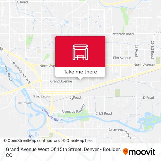 Grand Avenue West Of 15th Street map