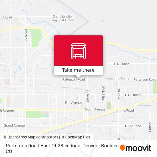 Patterson Road East Of 28 ¾ Road map
