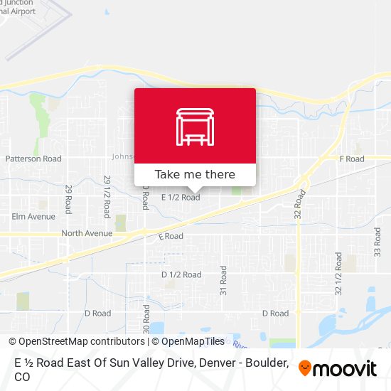 E ½ Road East Of Sun Valley Drive map