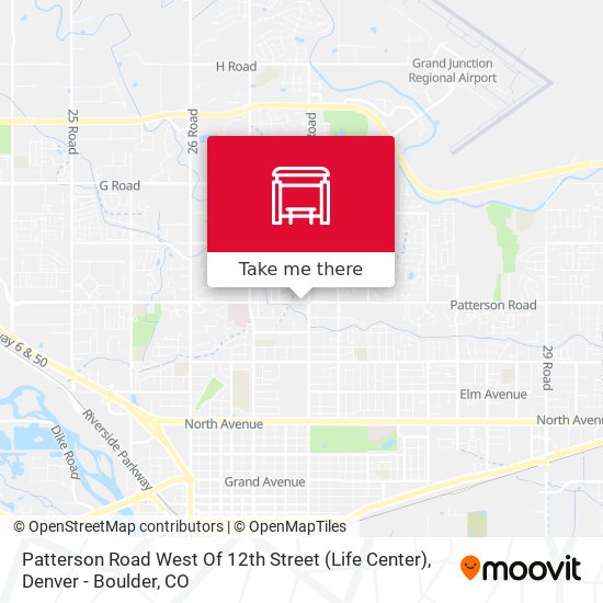 Patterson Road West Of 12th Street (Life Center) map