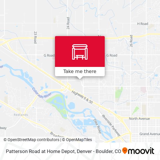 Patterson Road at Home Depot map