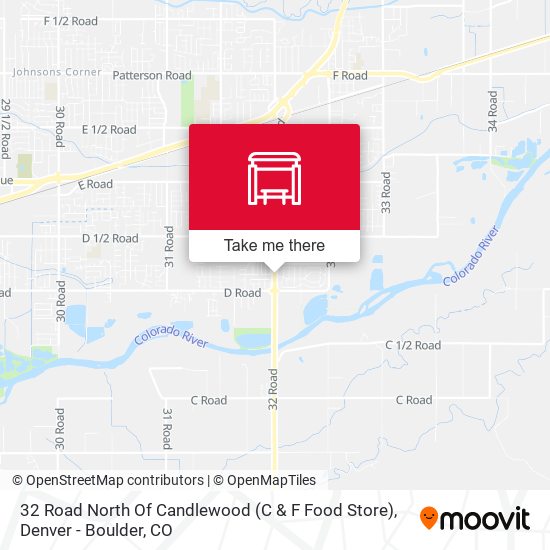 32 Road North Of Candlewood (C & F Food Store) map