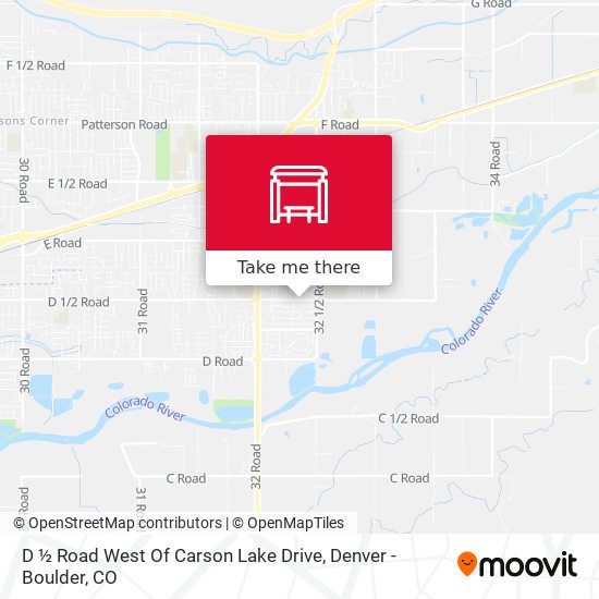 D ½ Road West Of Carson Lake Drive map