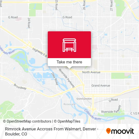 Rimrock Avenue Accross From Walmart map