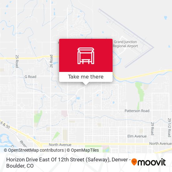 Mapa de Horizon Drive East Of 12th Street (Safeway)