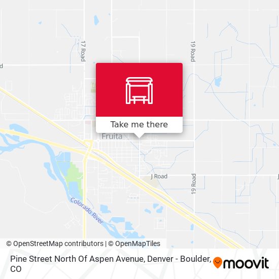 Pine Street North Of Aspen Avenue map