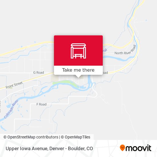 Mapa de Upper Iowa Avenue