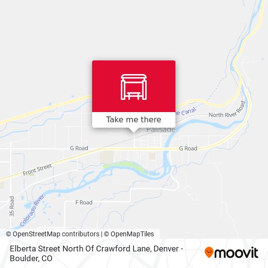 Elberta Street North Of Crawford Lane map