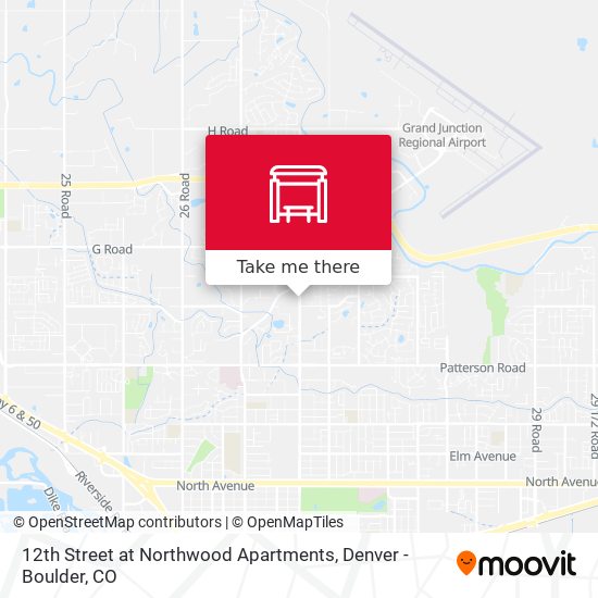 12th Street at Northwood Apartments map