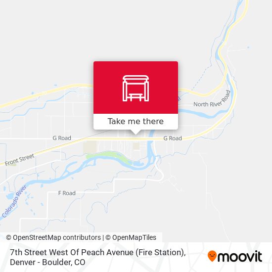 7th Street West Of Peach Avenue (Fire Station) map