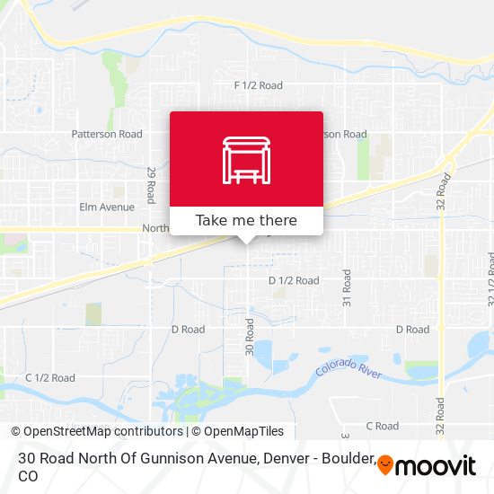 30 Road North Of Gunnison Avenue map