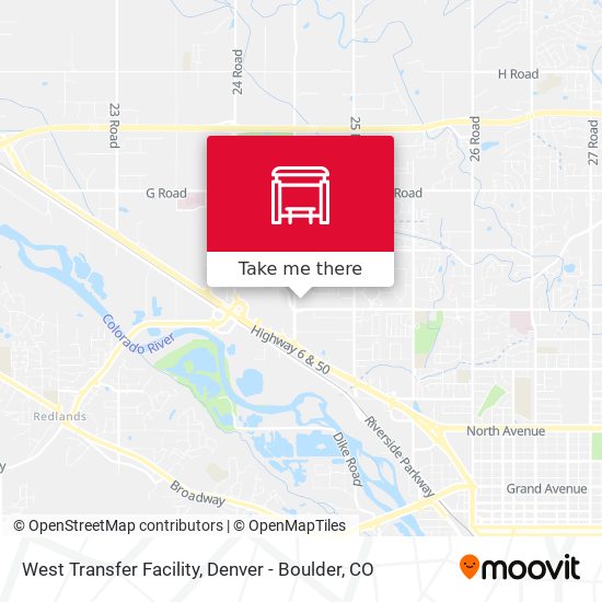 West Transfer Facility map