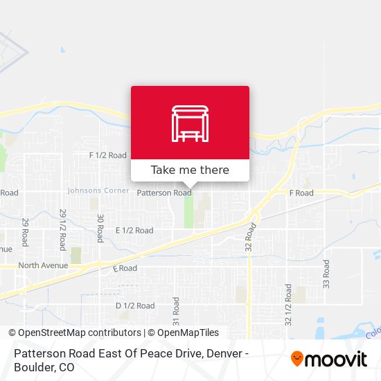 Patterson Road East Of Peace Drive map