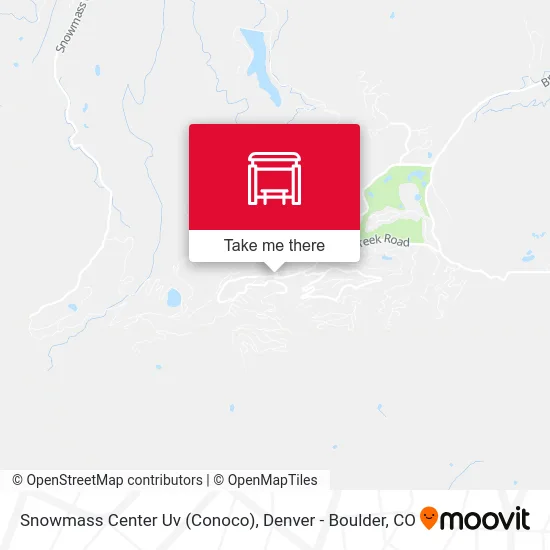 Snowmass Center Uv (Conoco) map