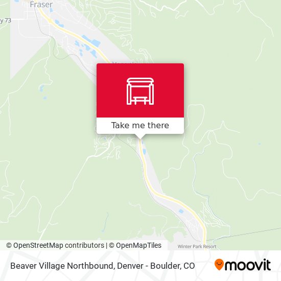 Beaver Village Northbound map