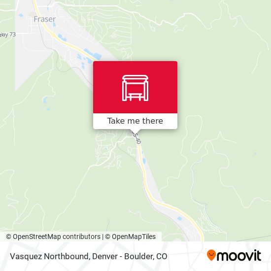 Vasquez Northbound map