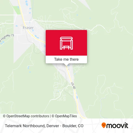 Telemark Northbound map