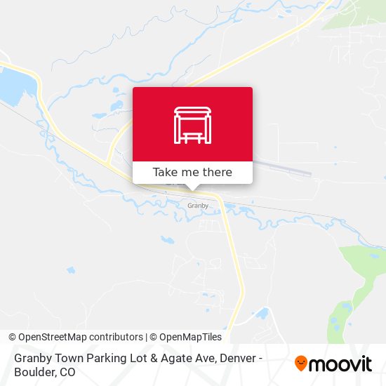 Mapa de Granby Town Parking Lot & Agate Ave