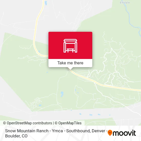 Mapa de Snow Mountain Ranch - Ymca - Southbound