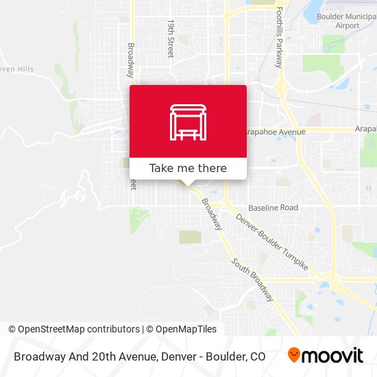 Broadway And 20th Avenue map