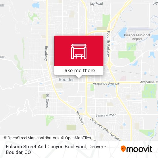 Mapa de Folsom Street And Canyon Boulevard