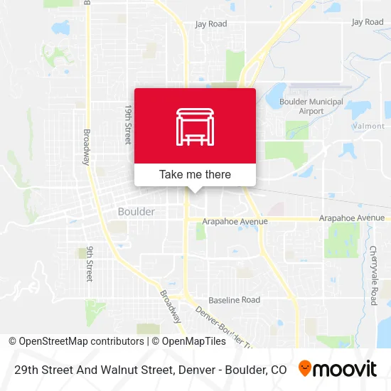 Mapa de 29th Street And Walnut Street