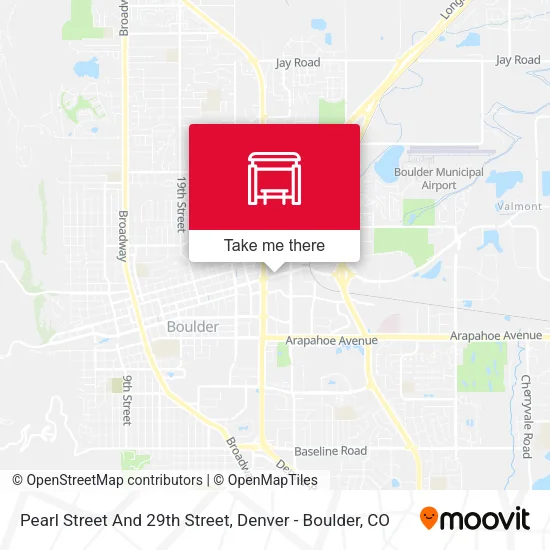 Pearl Street And 29th Street map