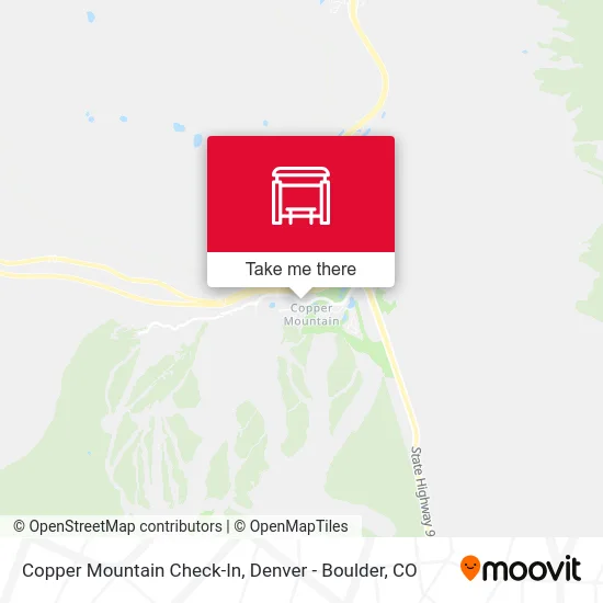 Copper Mountain Check-In map