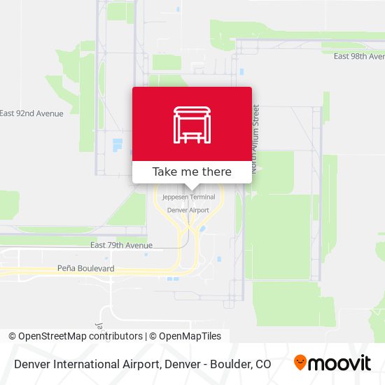 Denver International Airport map