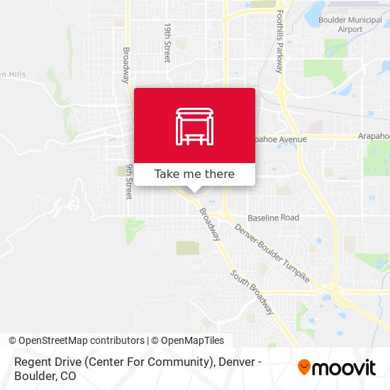 Mapa de Regent Drive (Center For Community)