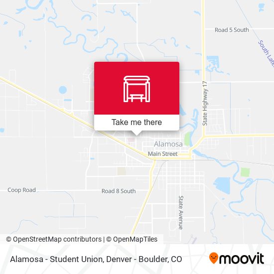 Alamosa - Student Union map