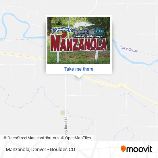 Manzanola map