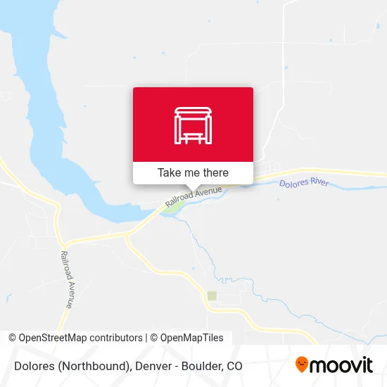 Dolores (Northbound) map