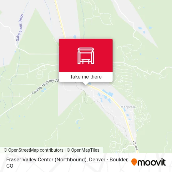 Mapa de Fraser Valley Center (Northbound)
