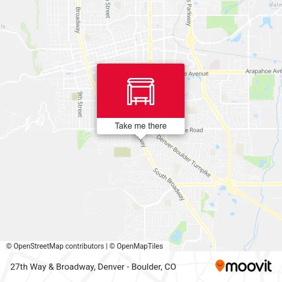 Mapa de 27th Way & Broadway