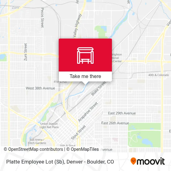 Platte Employee Lot (Sb) map