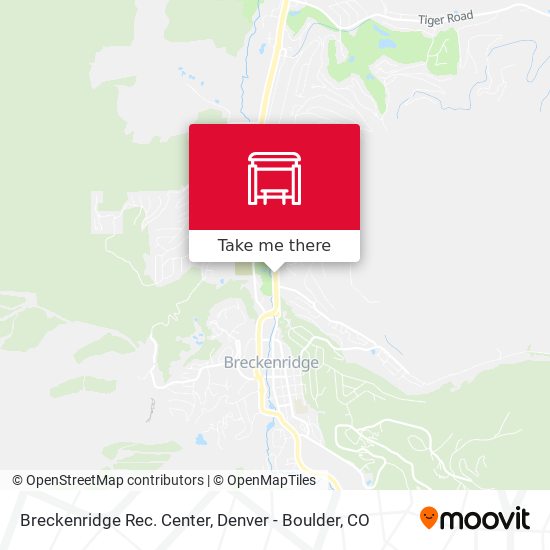 Breckenridge Rec. Center map