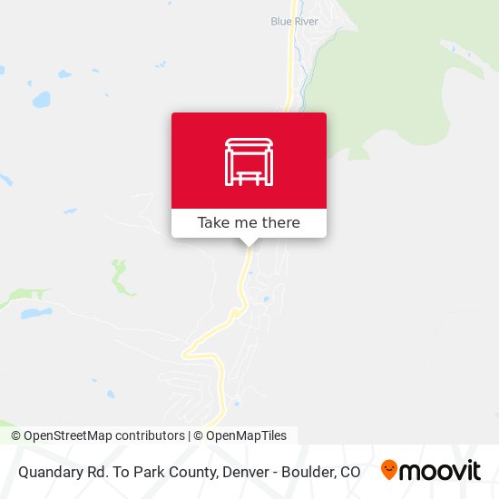 Quandary Rd. To Park County map