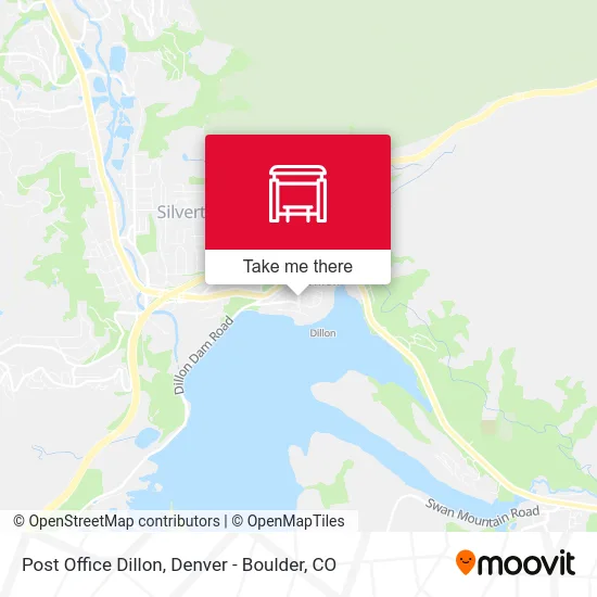 Post Office Dillon map