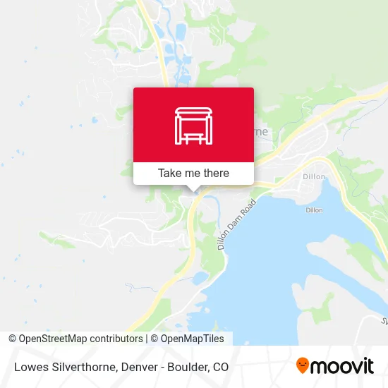 Lowes Silverthorne map